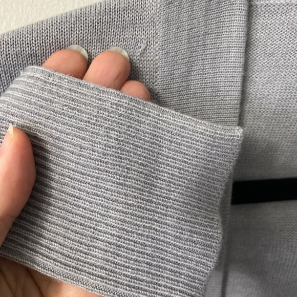 -Nordstrom merino wool blend cardigan with pockets size S, lilac - Picture 5 of 6